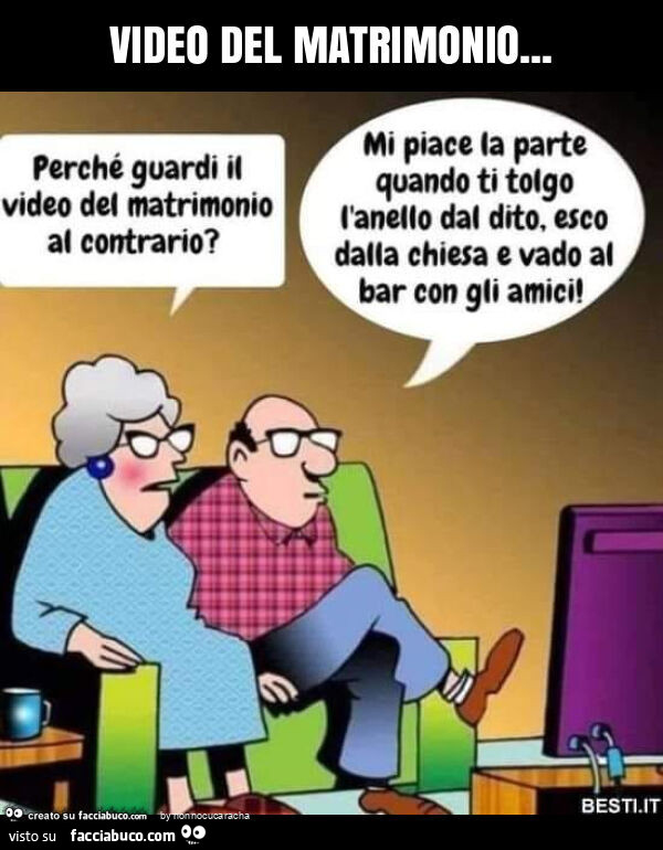 Video del matrimonio