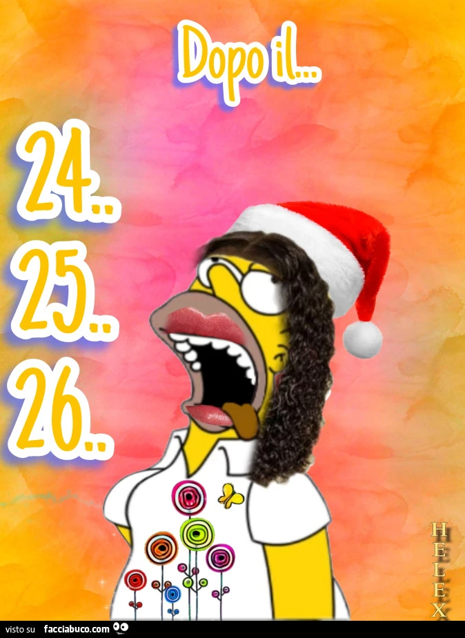 Dopo 24,25,26 dicembre