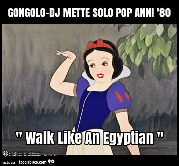 Gongolo-dj mette solo pop anni '80