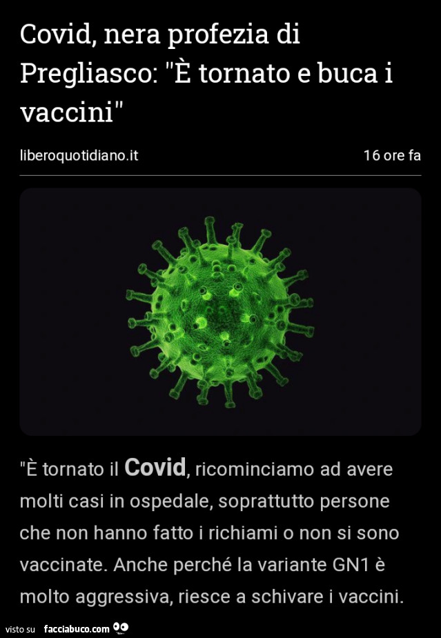 Covid, nera profezia di pregliasco: è tornato e buca i vaccini