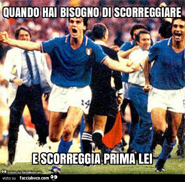 Quando hai bisogno di scorreggiare e scorreggia prima lei
