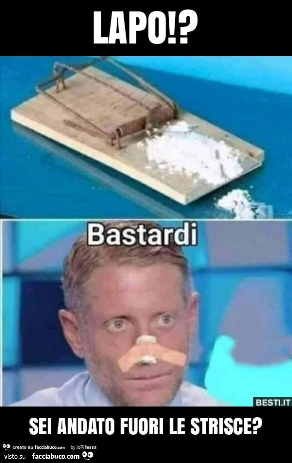 Lapo!? Sei andato fuori le strisce?