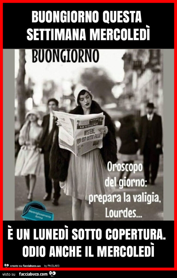 Tutti i meme su Buon Mercoledì - Facciabuco.com