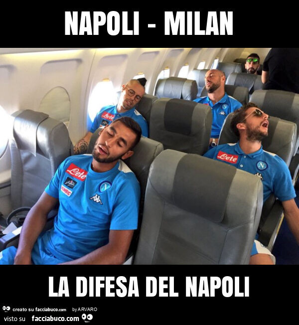 Napoli - milan la difesa del napoli