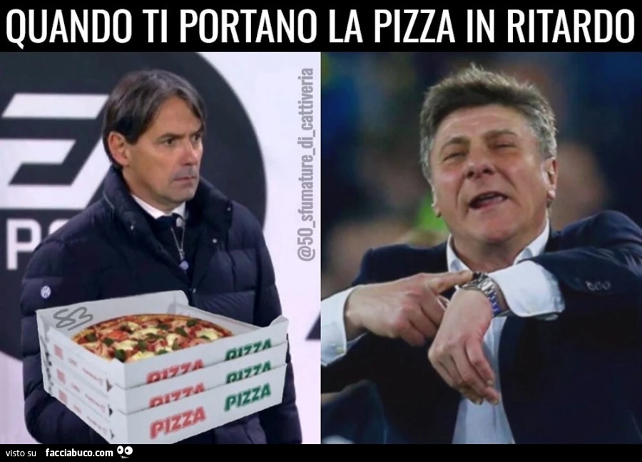 QUANDO TI PORTANO LA PAIZZA IN RITARDO