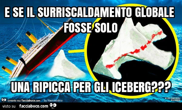E se il surriscaldamento globale fosse solo una ripicca per gli iceberg?