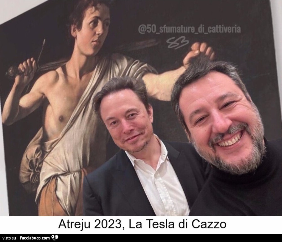 Atreju 2023, La Tesla di Cazzo