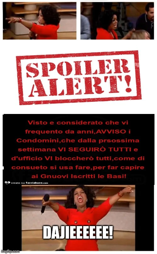 Allerta spoiler