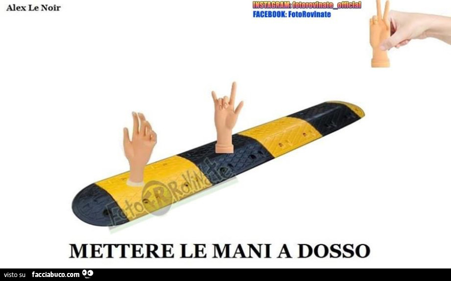 Mettere le mani a dosso