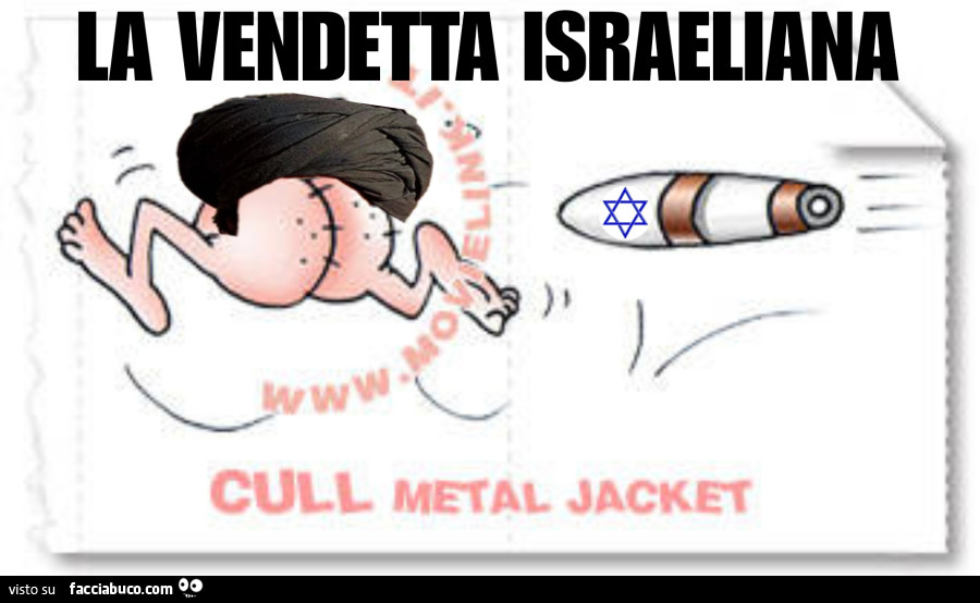 La vendetta israeliana. Cull metal jacket
