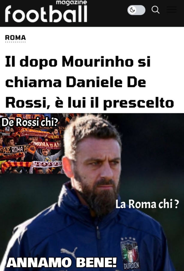 De rossi roma allenatore