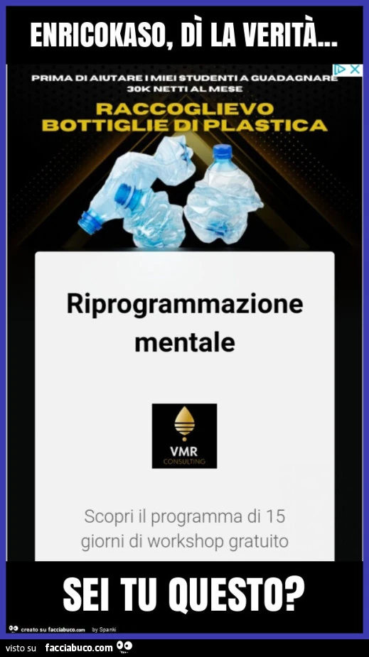 Enricokaso, dì la verità&hellip; sei tu questo?
