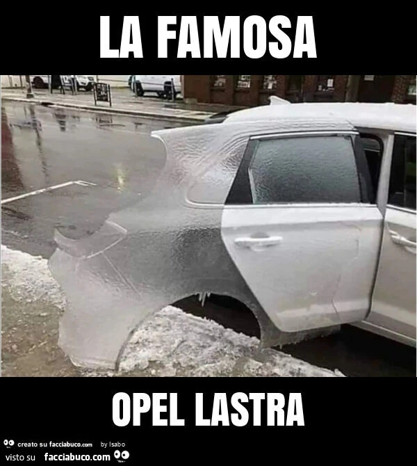 La famosa opel lastra