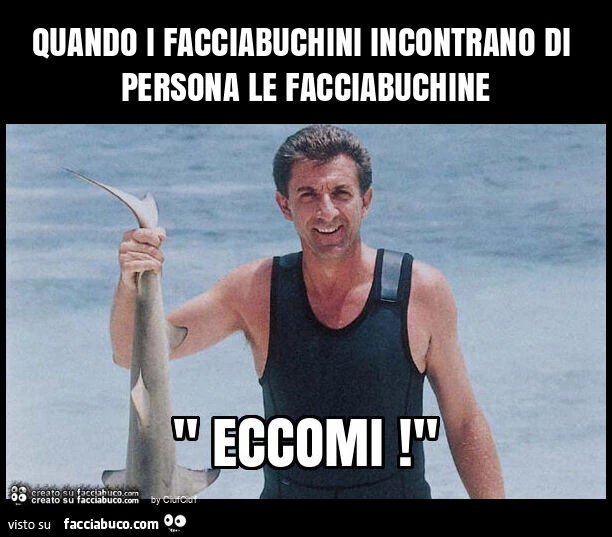 Quando i facciabuchini incontrano di persona le facciabuchine