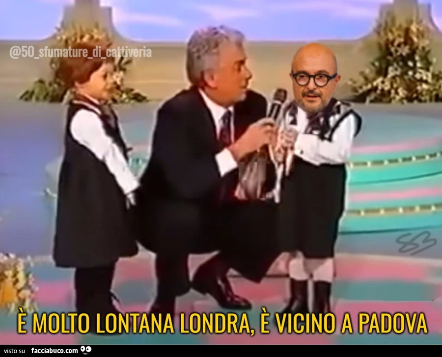 È molto lontana Londra, è vicino a Padova