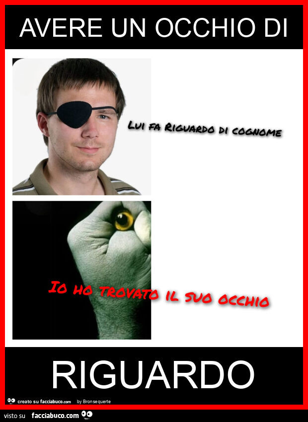 Avere un occhio di riguardo