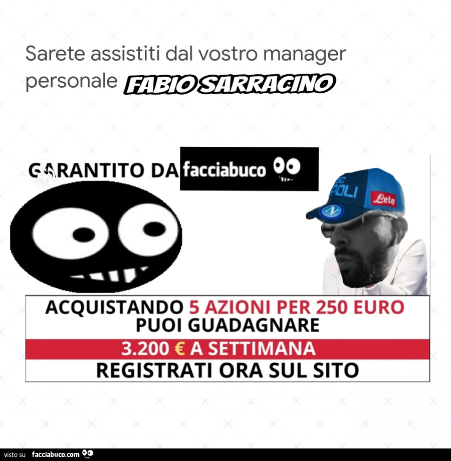 Pubblicità di facciabuco