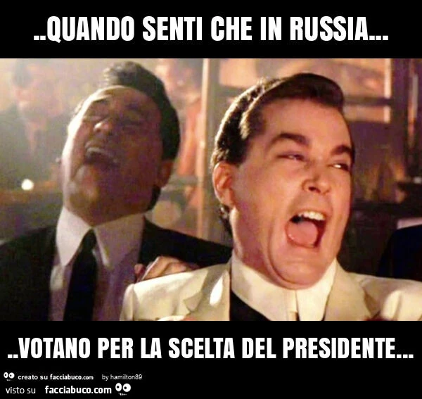 Quando senti che in russia&hellip; votano per la scelta del presidente