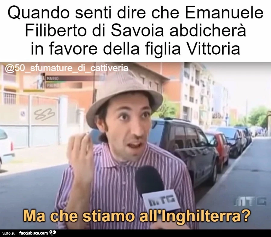 Ma che stiamo all'Inghilterra?