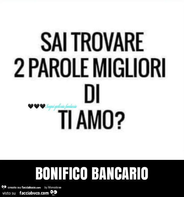 Bonifico bancario