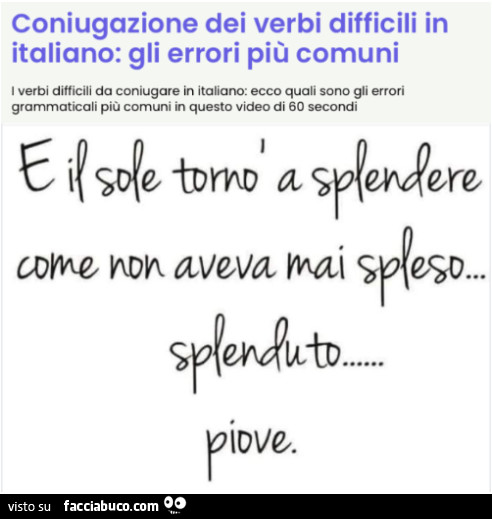 Coniugazione dei verbi difficili in italiano: gli errori più comuni