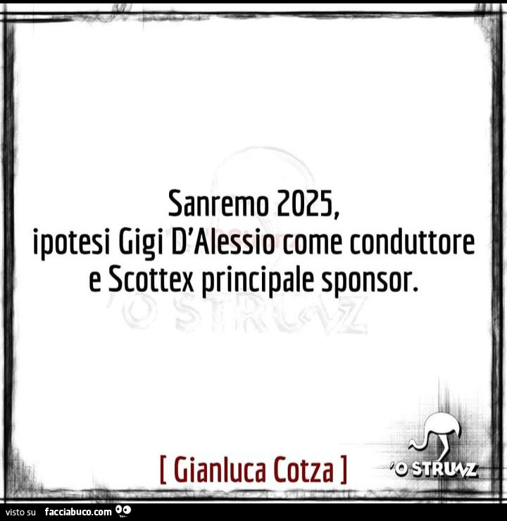 Sanremo 2025, ipotesi Gigi D'Alessio come conduttore e scottex principale sponsor