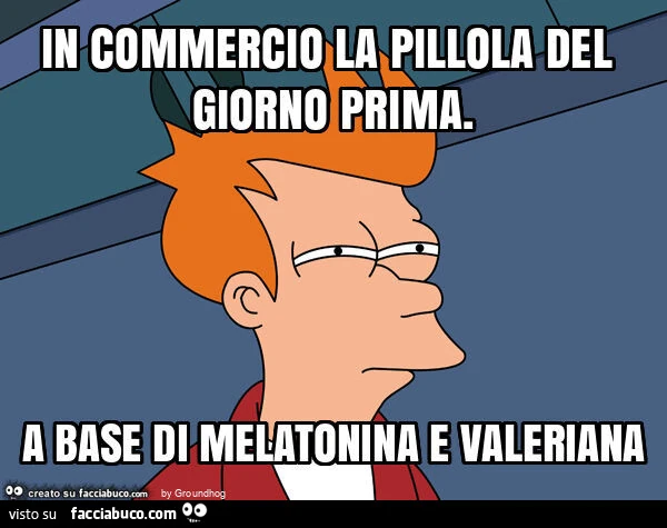 In commercio la pillola del giorno prima. A base di melatonina e valeriana