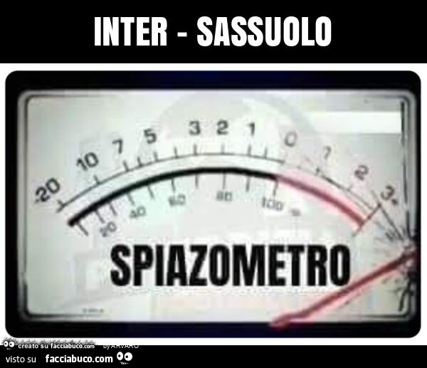 Inter - sassuolo