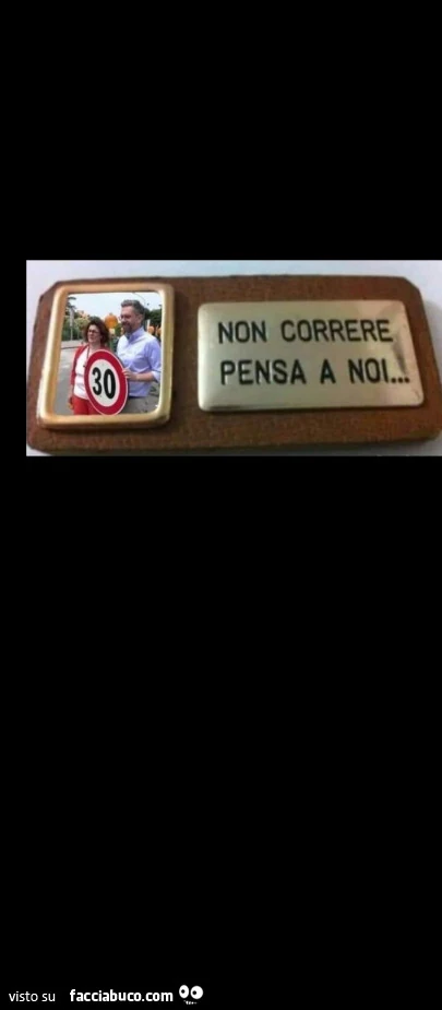 Non correre pensa a noi