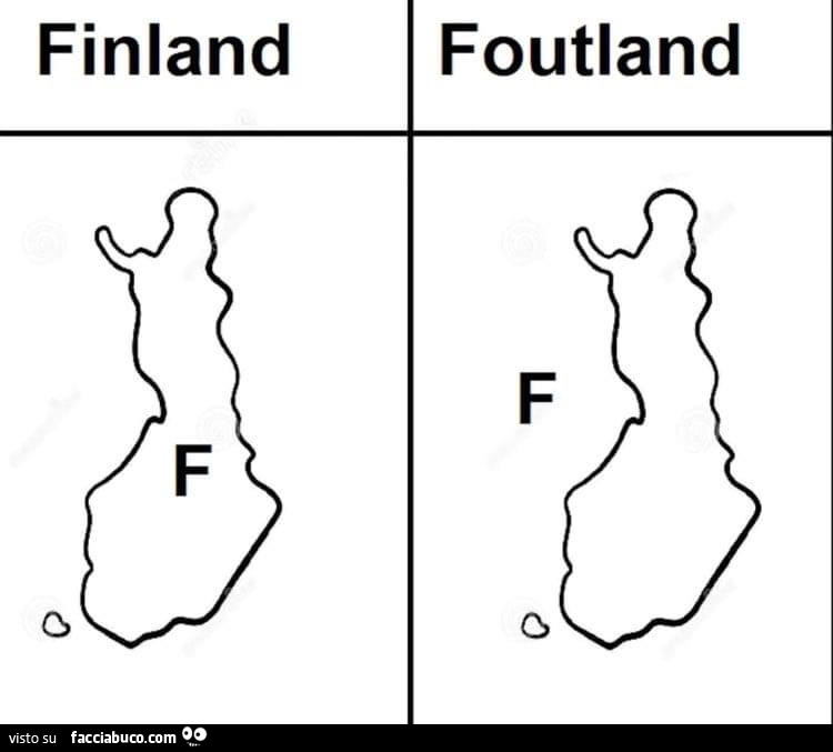 Finland. Foutland