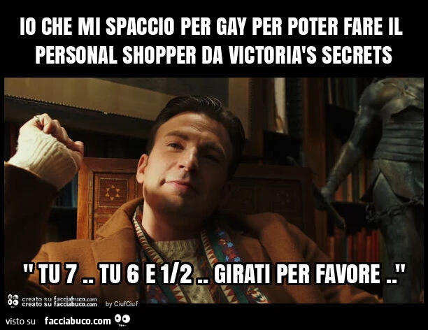 Io che mi spaccio per gay per poter fare il personal shopper da victoriร s secrets