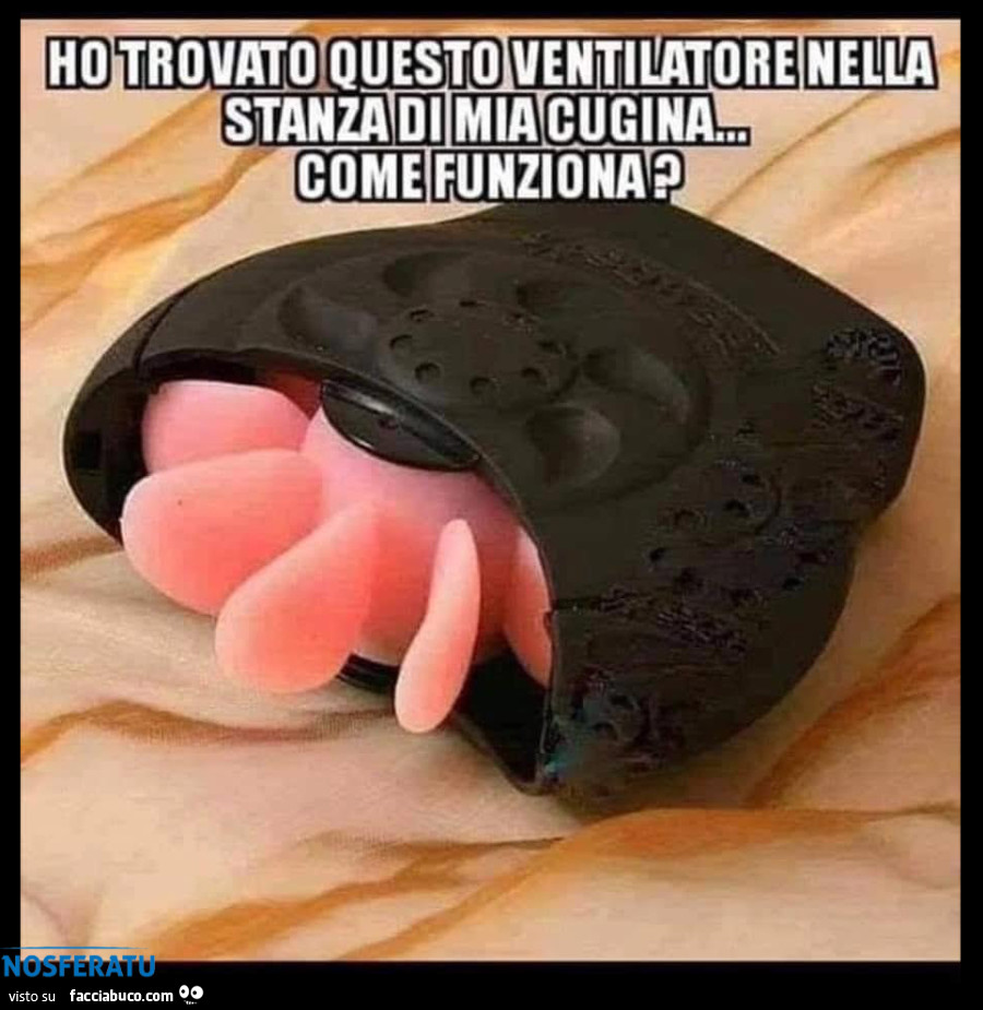 Ventilatore per patafiocca