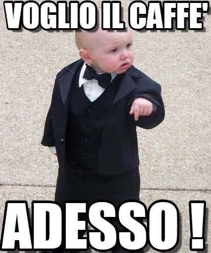 Pausa caffè un po' particolare