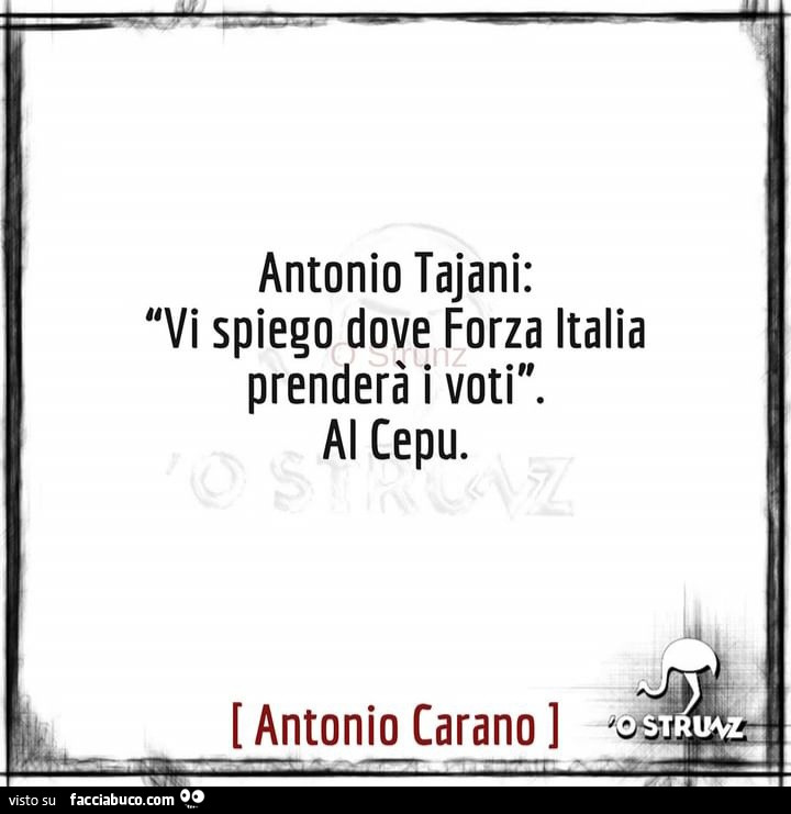 Antonio Tajani: Vi spiego dove forza italia prenderà i voti. Al cepu