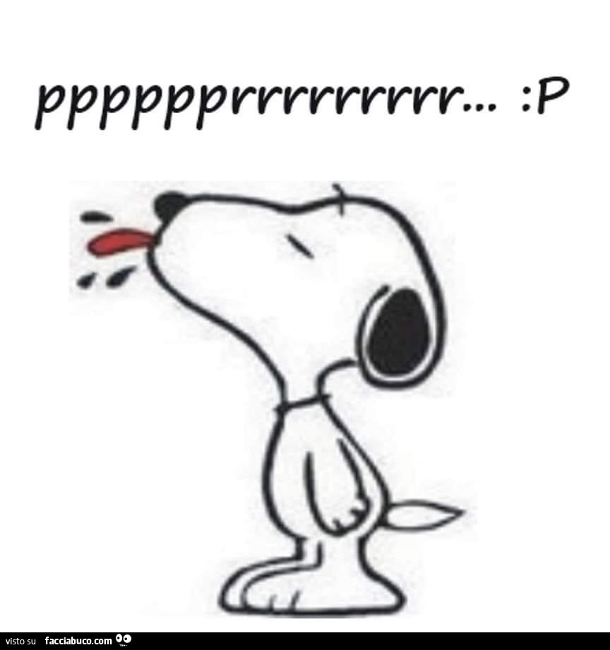 Pernacchia di Snoopy