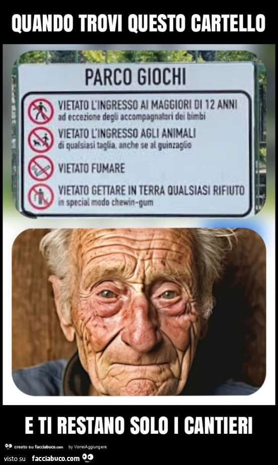 Quando trovi questo cartello e ti restano solo i cantieri
