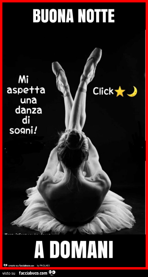 Buona notte a domani
