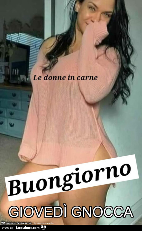 Giovedì gnocca