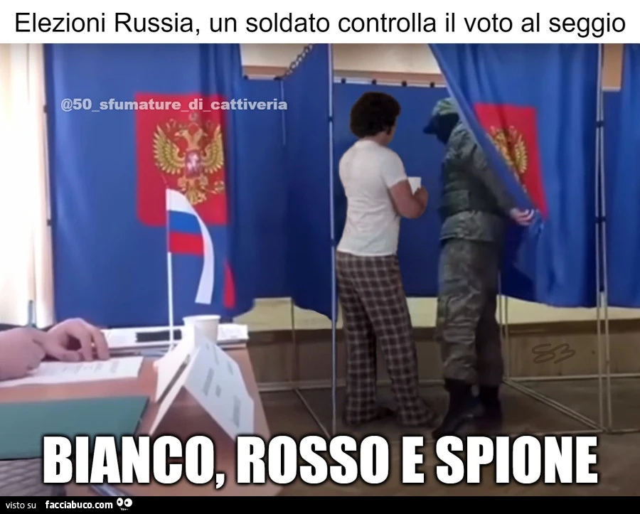 Bianco, rosso e spione
