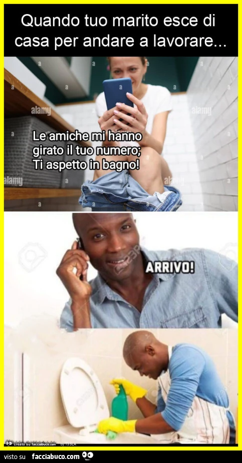 Quando tuo marito esce di casa per andare a lavorare