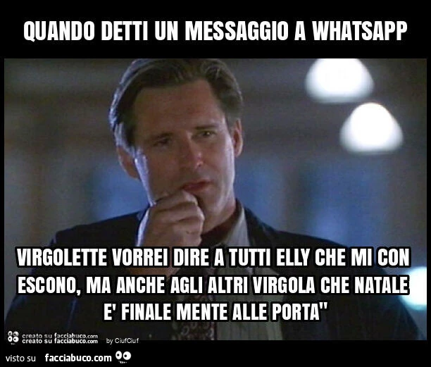 Quando detti un messaggio a whatsapp