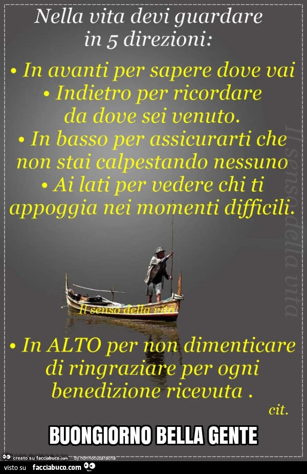 Buongiorno bella gente