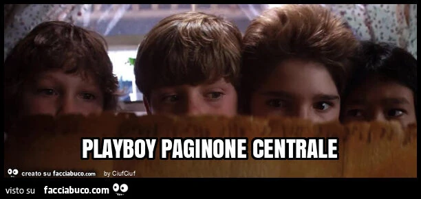Playboy paginone centrale