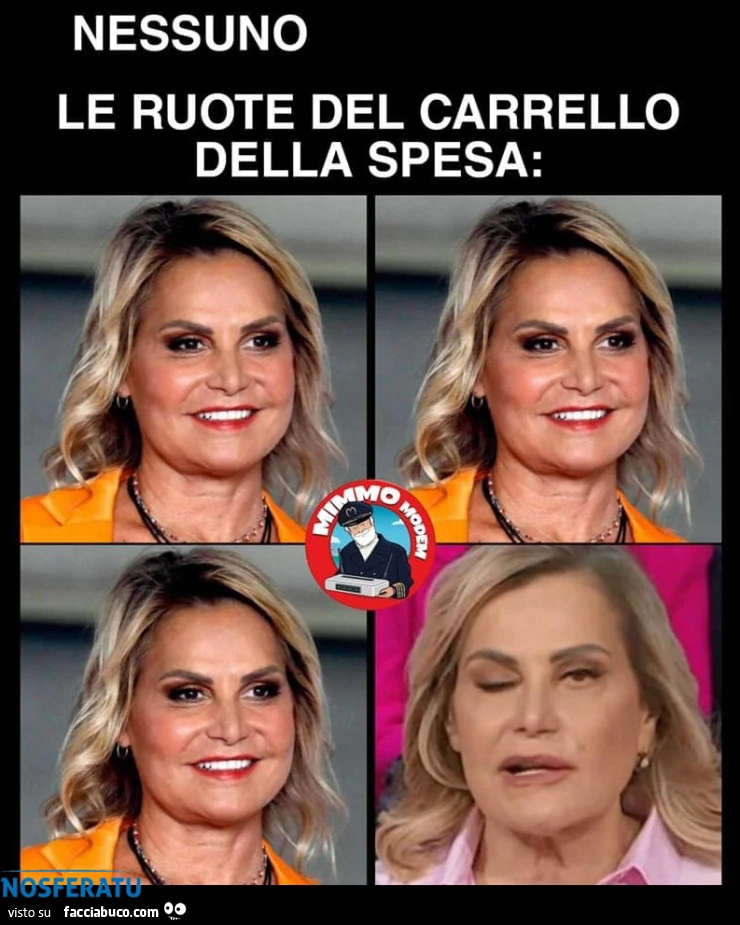 Le ruote del carrello della spesa