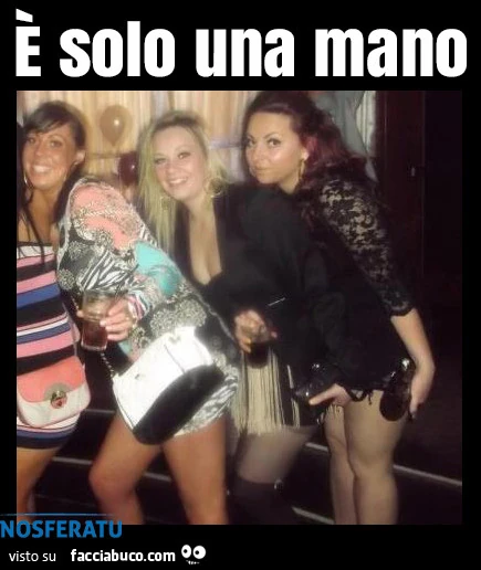 Rilassatevi, è solo una mano