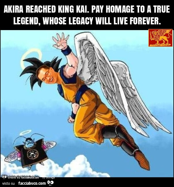 Akira reached king kai. Pay homage to a true legend, whose legacy will live forever