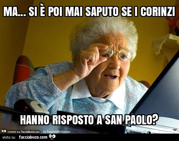 Ma&hellip; si è poi mai saputo se i corinzi hanno risposto a san paolo?