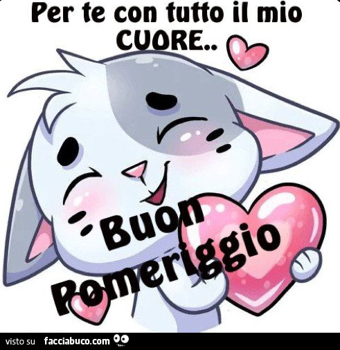 Saluti pomeriggio