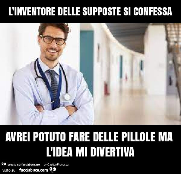 L'inventore delle supposte si confessa avrei potuto fare delle pillole ma l'idea mi divertiva