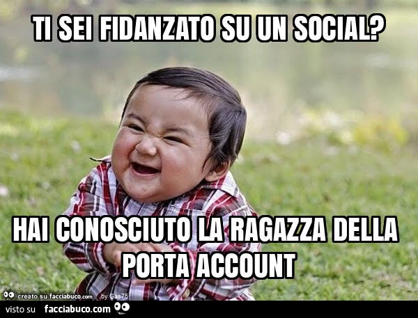 Ti sei fidanzato su un social? Hai conosciuto la ragazza della porta account